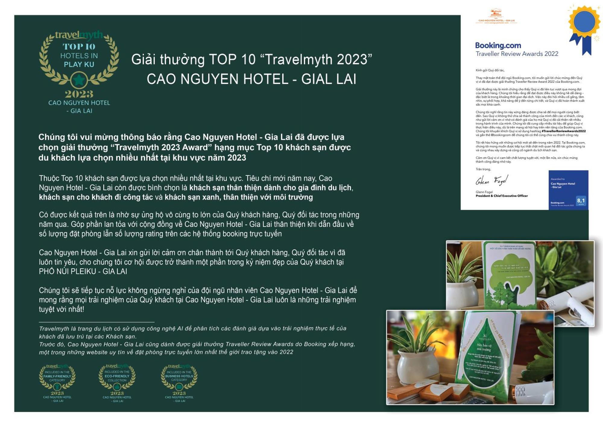 Cao Nguyen Hotel - Gia Lai Plây Ku Exterior foto